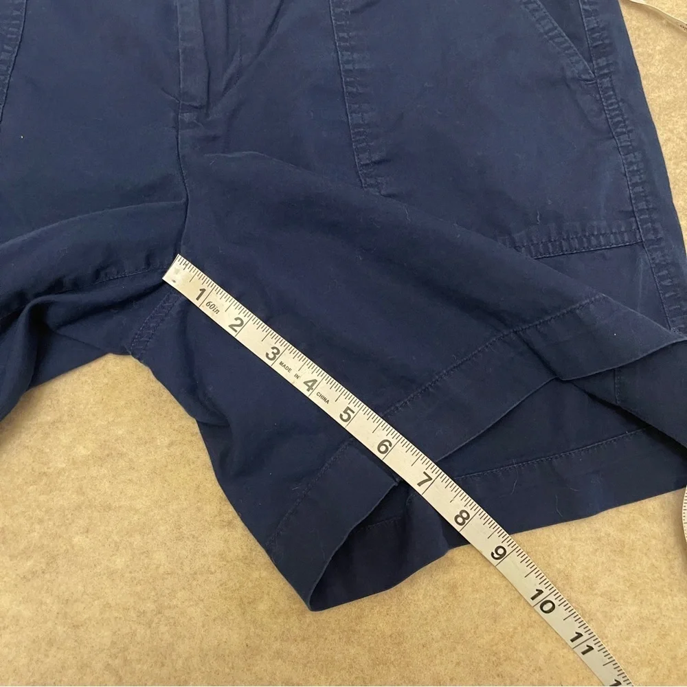 Lauren Ralph Lauren Blue Cotton 6” Inseam Shorts Women’s Size 10